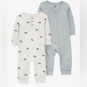 Carter’s Baby Boy Romper Bundle 3 Months (2 Piece Set)